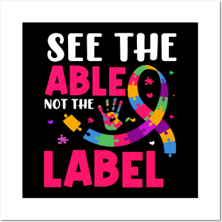 See the able not the label Posters and Art